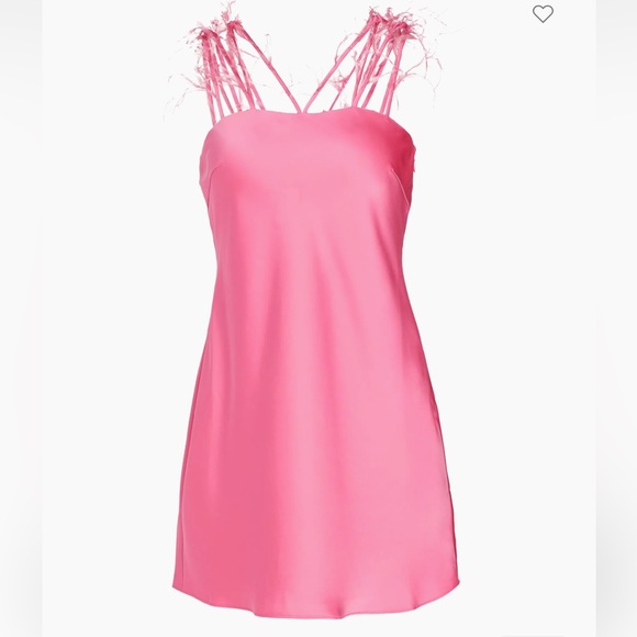 Cult Gaia Karosi Feather Strap Minidress - Picture 1 of 12